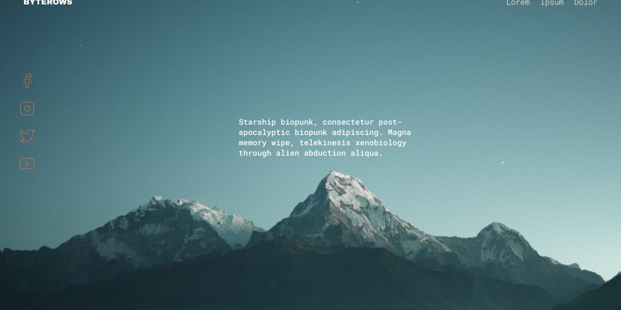 Photo portfolio hero