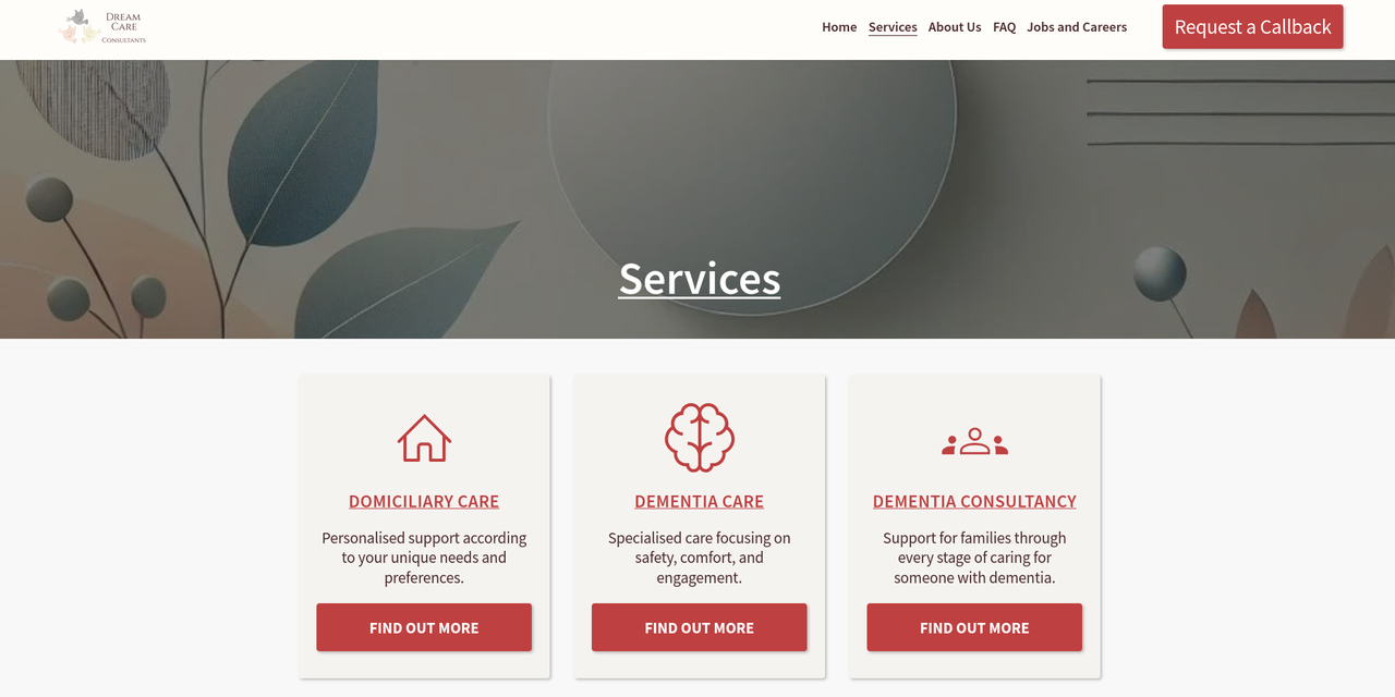 Dream Care Consultants services